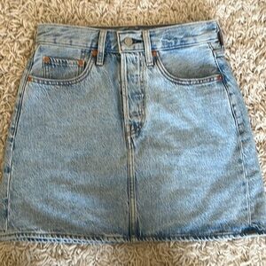 Levi Jean mini skirt